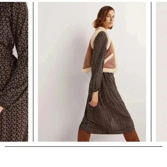 BODEN

Tie Waist Detail Midi Dress size us 8R - Picture 1 of 13